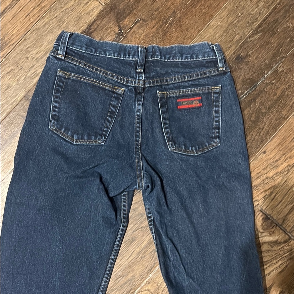Twenty X Dark Blue Boot Cut Jeans - Picture 8 of 9